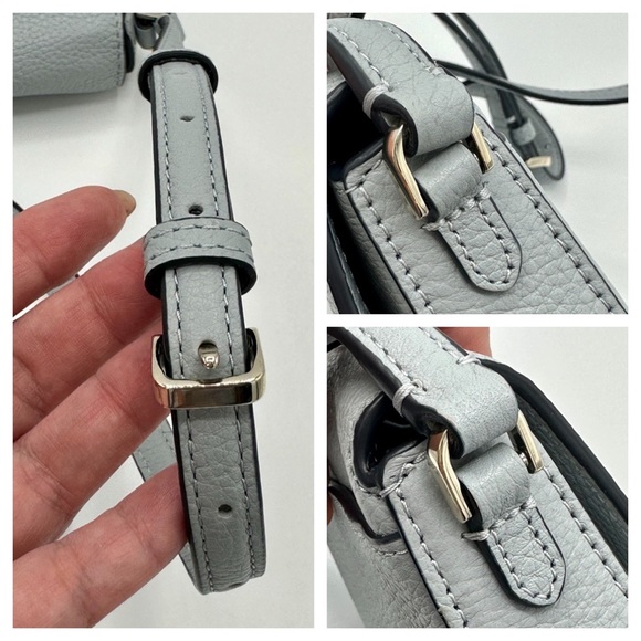 LIKE NEW Kate Spade Leila Mini Flap Crossbody - Avalon Mist - Picture 13 of 14